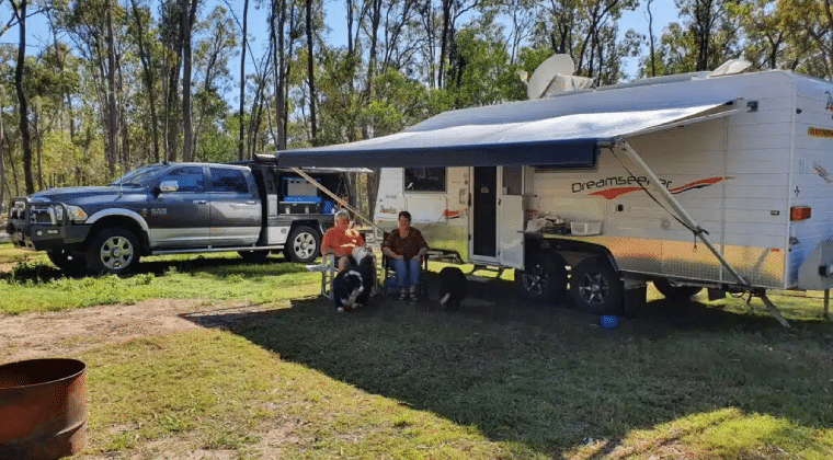 Caravan camping in Eureka Camping Station